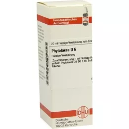 PHYTOLACCA D 6 Diluizione, 20 ml