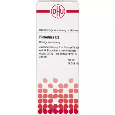 PICRORHIZA Diluizione D3, 50 ml PICRORHIZA Diluizione D3, 50 ml