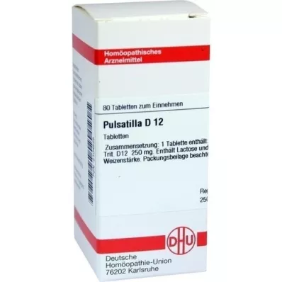 PULSATILLA D 12 compresse, 80 pz