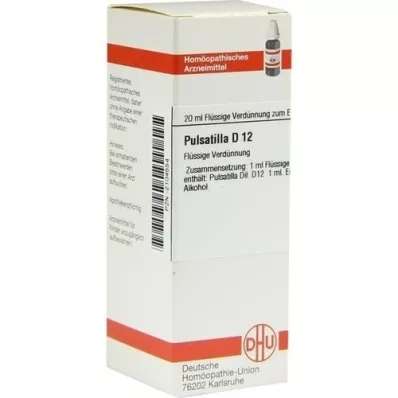 PULSATILLA Diluizione D 12, 20 ml PULSATILLA Diluizione D 12, 20 ml