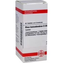RHUS TOXICODENDRON D 30 compresse, 80 pz