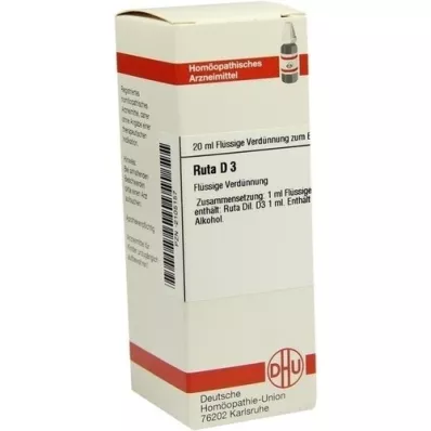 RUTA Diluizione D 3, 20 ml RUTA Diluizione D 3, 20 ml
