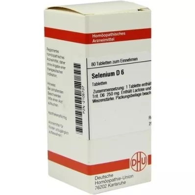 SELENIUM D 6 compresse, 80 pz