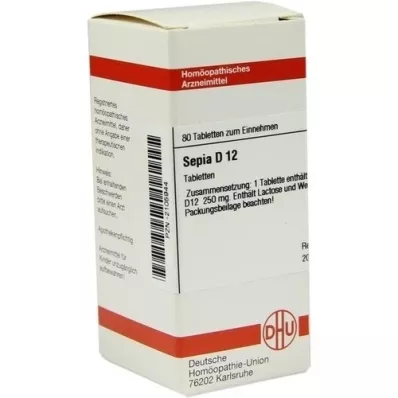 SEPIA D 12 compresse, 80 pz SEPIA D 12 compresse, 80 pz