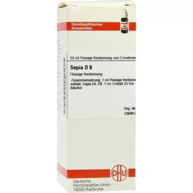 SEPIA Diluizione D8, 50 ml SEPIA Diluizione D8, 50 ml