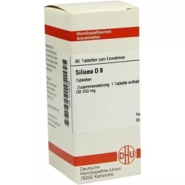 SILICEA D 8 compresse, 80 pz