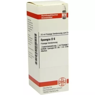 SPONGIA D 6 Diluizione, 20 ml