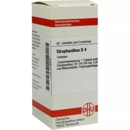 STROPHANTHUS D 4 compresse, 80 pz