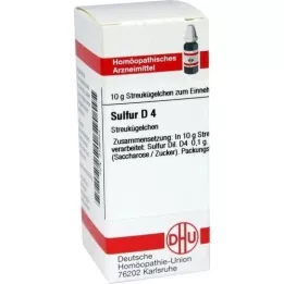 SULFUR D 4 globuli, 10 g
