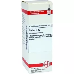 SULFUR Diluizione D 12, 20 ml