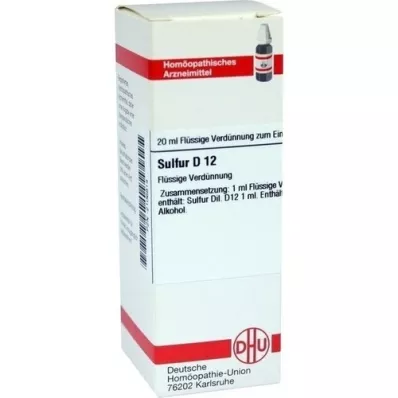SULFUR Diluizione D 12, 20 ml
