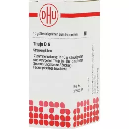 THUJA D 6 globuli, 10 g