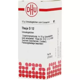 THUJA D 12 globuli, 10 g