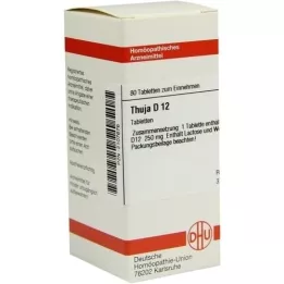 THUJA D 12 compresse, 80 pz