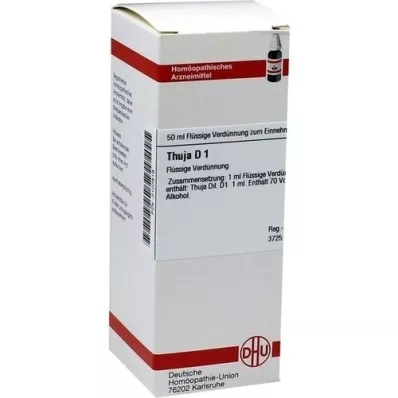 THUJA Diluizione D 1, 50 ml