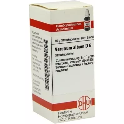VERATRUM ALBUM D 6 globuli, 10 g VERATRUM ALBUM D 6 globuli, 10 g