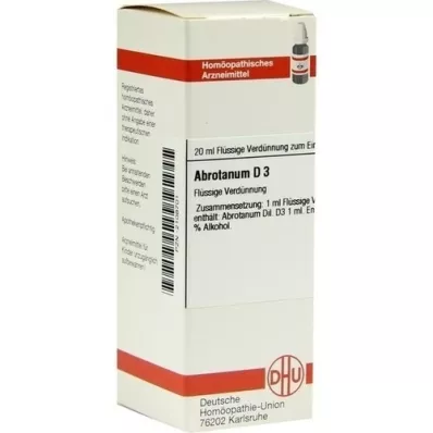 ABROTANUM Diluizione D 3, 20 ml