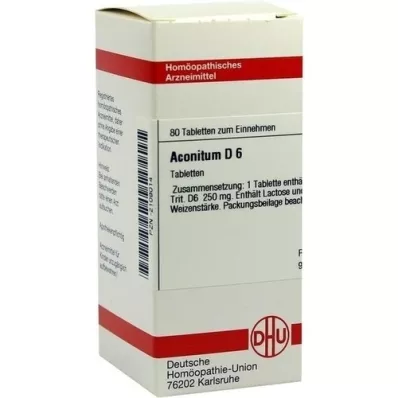 ACONITUM D 6 compresse, 80 pz