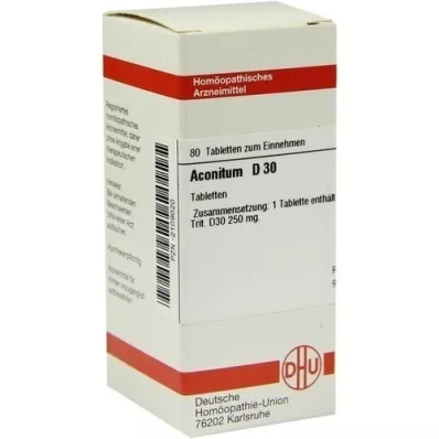 ACONITUM D 30 compresse, 80 pz