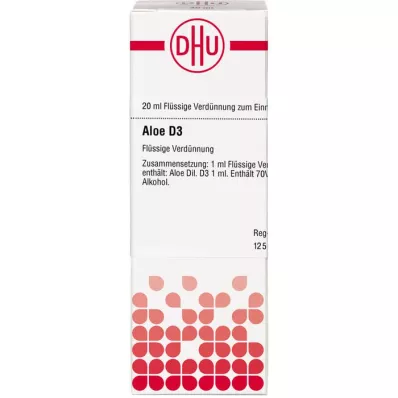 ALOE Diluizione D 3, 20 ml ALOE Diluizione D 3, 20 ml