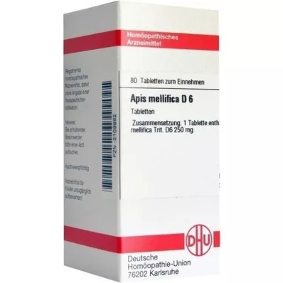 APIS MELLIFICA D 6 compresse, 80 pz