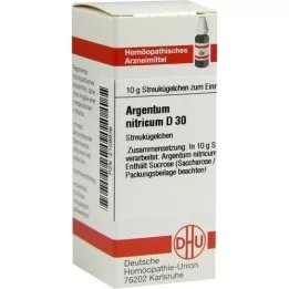 ARGENTUM NITRICUM D 30 globuli, 10 g