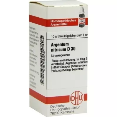 ARGENTUM NITRICUM D 30 globuli, 10 g ARGENTUM NITRICUM D 30 globuli, 10 g