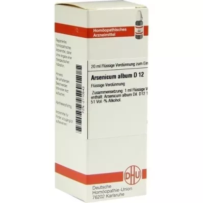 ARSENICUM ALBUM Diluizione D 12, 20 ml