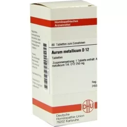 AURUM METALLICUM D 12 compresse, 80 pz