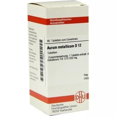 AURUM METALLICUM D 12 compresse, 80 pz AURUM METALLICUM D 12 compresse, 80 pz