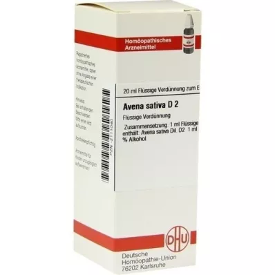 AVENA SATIVA Diluizione D2, 20 ml AVENA SATIVA Diluizione D2, 20 ml