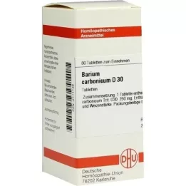 BARIUM CARBONICUM D 30 compresse, 80 pz