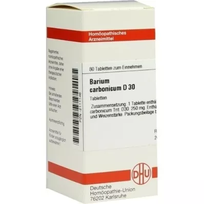 BARIUM CARBONICUM D 30 compresse, 80 pz