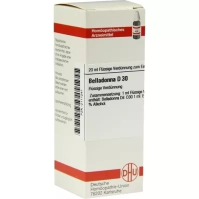 BELLADONNA Diluizione D 30, 20 ml BELLADONNA Diluizione D 30, 20 ml