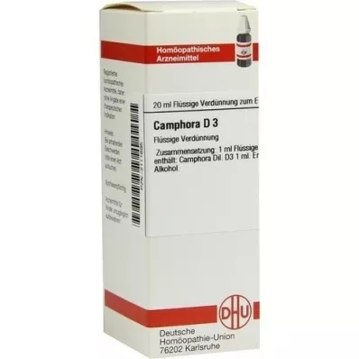 CAMPHORA Diluizione D 3, 20 ml CAMPHORA Diluizione D 3, 20 ml