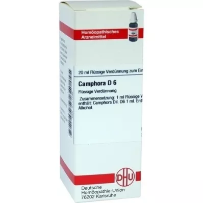 CAMPHORA D 6 Diluizione, 20 ml CAMPHORA D 6 Diluizione, 20 ml