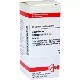 CAUSTICUM HAHNEMANNI D 12 compresse, 80 pz