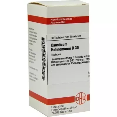 CAUSTICUM HAHNEMANNI D 30 compresse, 80 pz CAUSTICUM HAHNEMANNI D 30 compresse, 80 pz