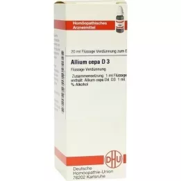 ALLIUM CEPA Diluizione D 3, 20 ml