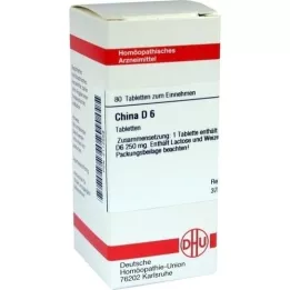 CHINA D 6 compresse, 80 pz