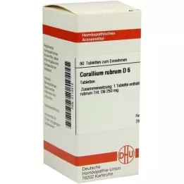 CORALLIUM RUBRUM D 6 compresse, 80 pz