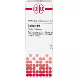 DIGITALIS D 6 Diluizione, 20 ml