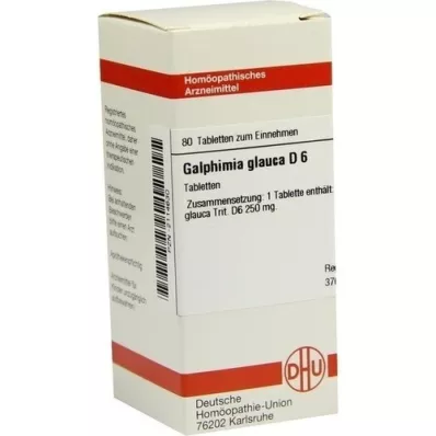 GALPHIMIA GLAUCA D 6 compresse, 80 pz GALPHIMIA GLAUCA D 6 compresse, 80 pz