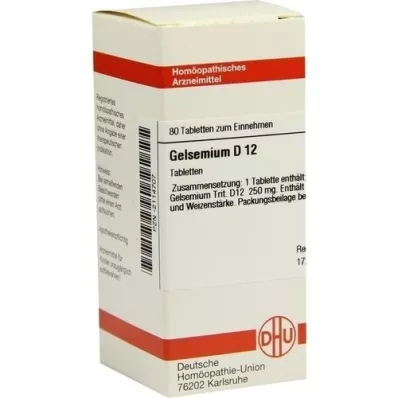 GELSEMIUM D 12 compresse, 80 pz GELSEMIUM D 12 compresse, 80 pz
