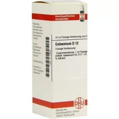 GELSEMIUM Diluizione D 12, 20 ml
