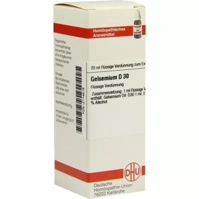GELSEMIUM Diluizione D 30, 20 ml GELSEMIUM Diluizione D 30, 20 ml