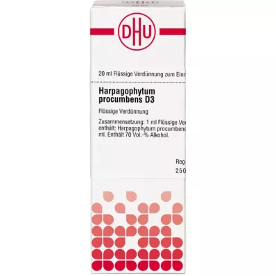HARPAGOPHYTUM PROCUMBENS Diluizione D 3, 20 ml