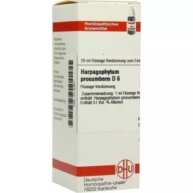 HARPAGOPHYTUM PROCUMBENS D 6 Diluizione, 20 ml