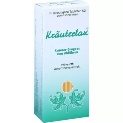 KRÄUTERLAX Dr.Henk 15 mg di compresse a base di erbe per lassazione, 30 pz