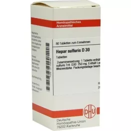 HEPAR SULFURIS D 30 compresse, 80 pz